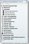 Контакт лист компании и вложенные группы